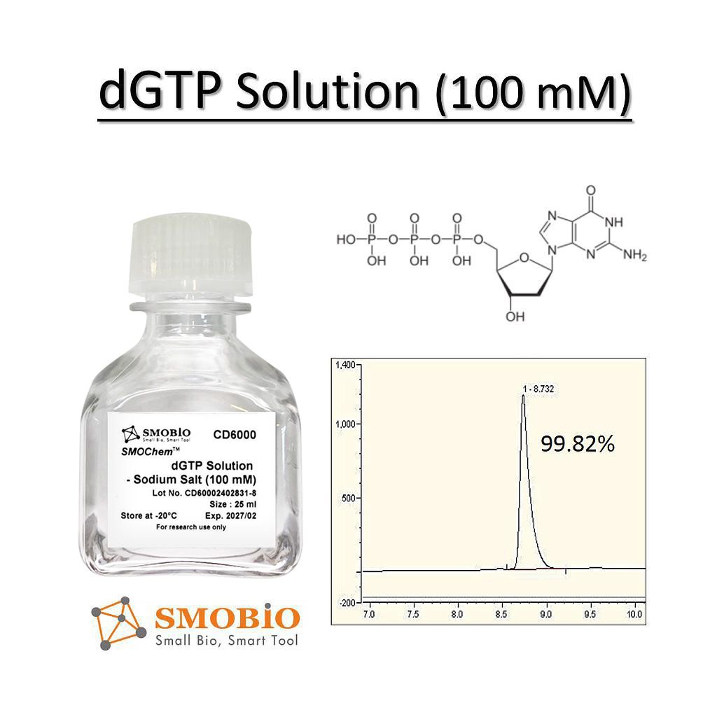 [CD6000] SMOChem™ dGTP Solution - Sodium Salt (100 mM), 25ml