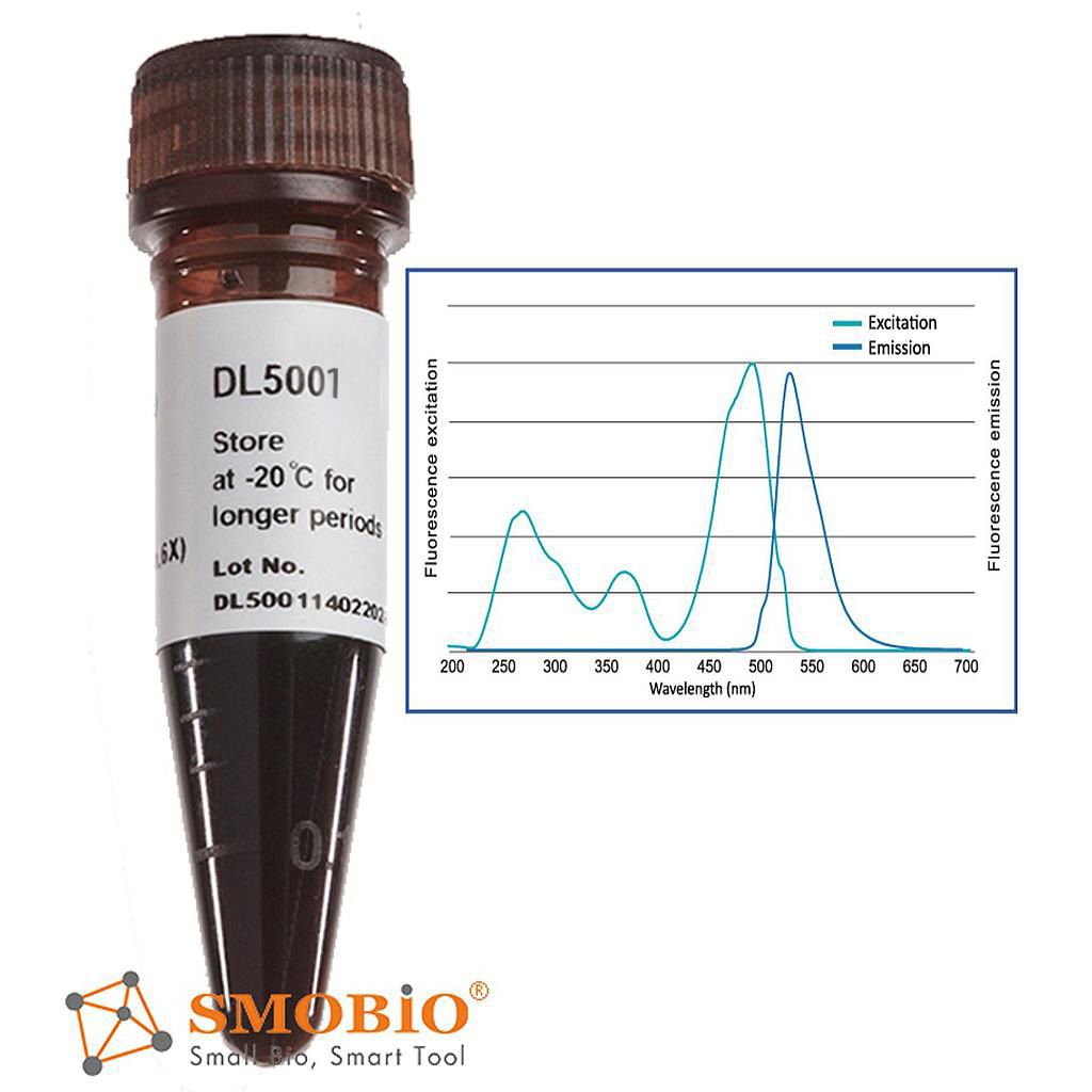 [DL5001] FluoroDye™ DNA Fluorescent Loading Dye (Green, 6X), 1 ml x 5